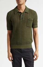 McQueen Open Stitch Polo