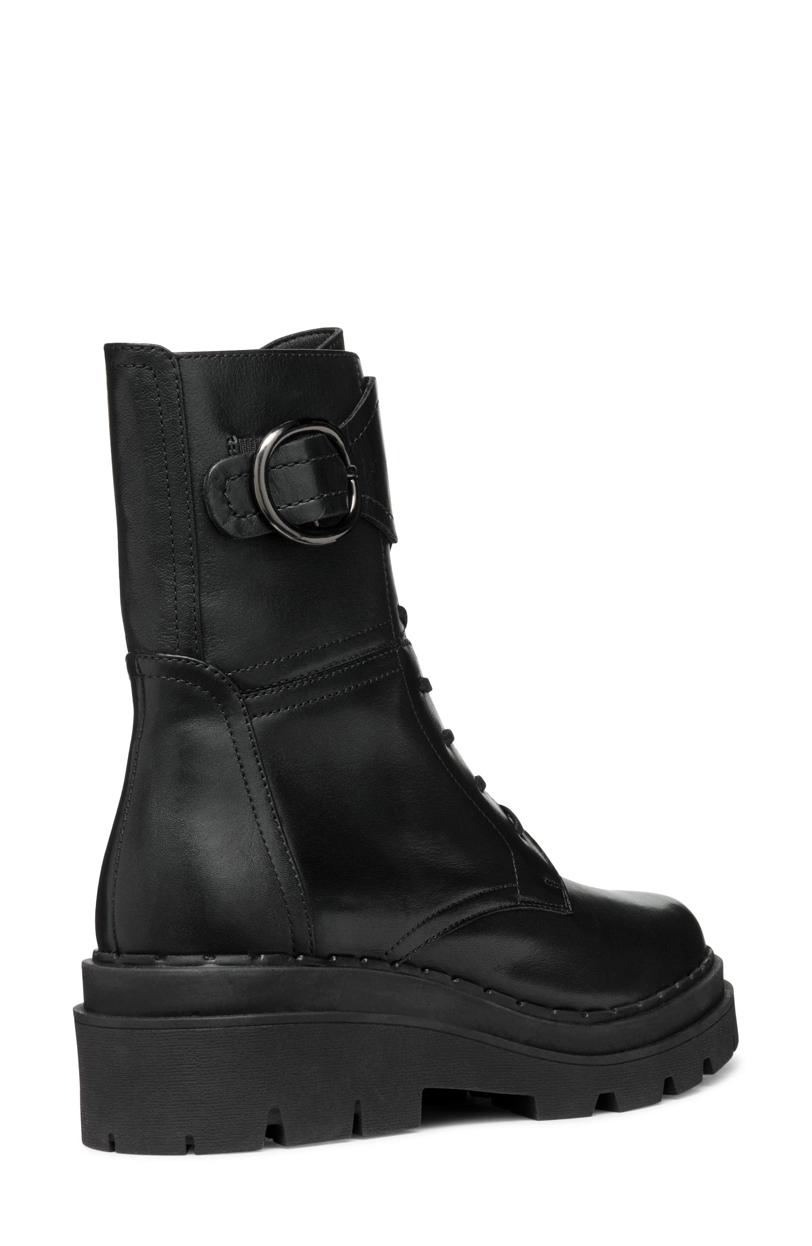 Geox Felleny Waterproof Combat Boot, Alternate, color, 