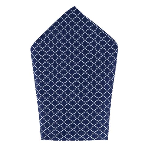 Rowan Geometric Pattern 12x12 Silk Pocket Square