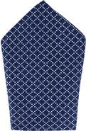 Trafalgar Rowan Geometric Pattern 12x12 Silk Pocket Square