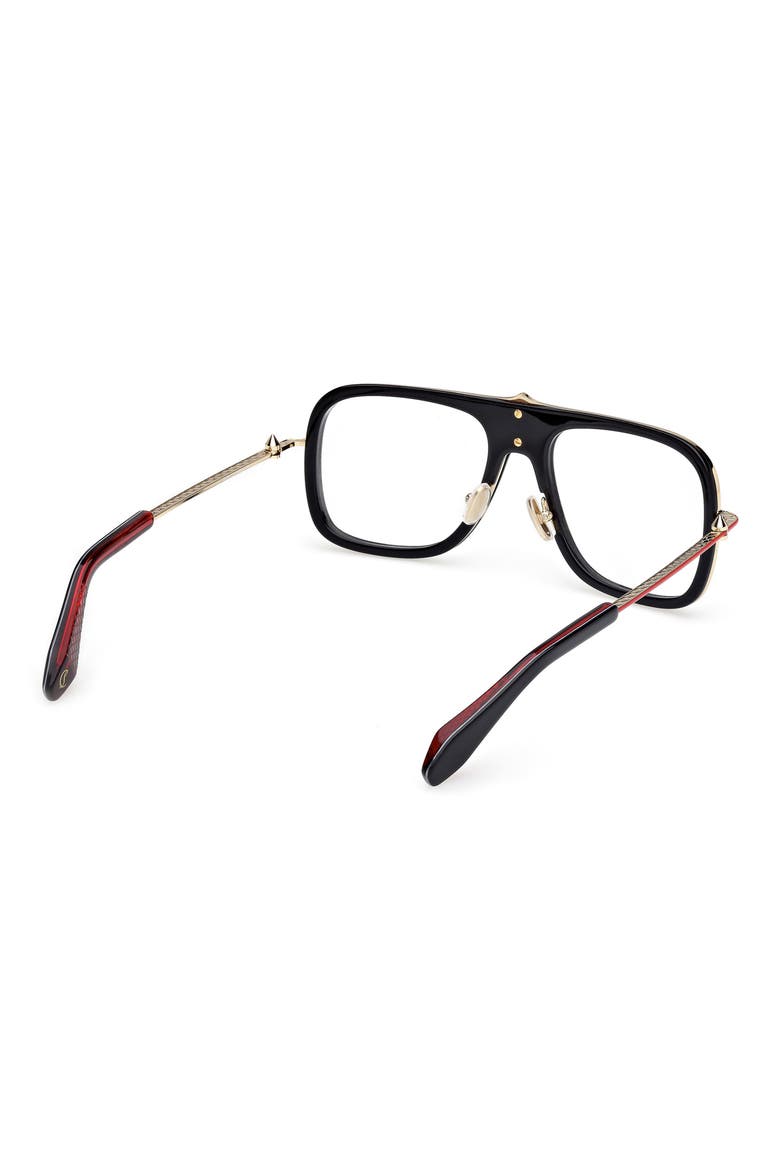 58mm Navigator Optical Glasses, Alternate, color, BLACK / GOLD
