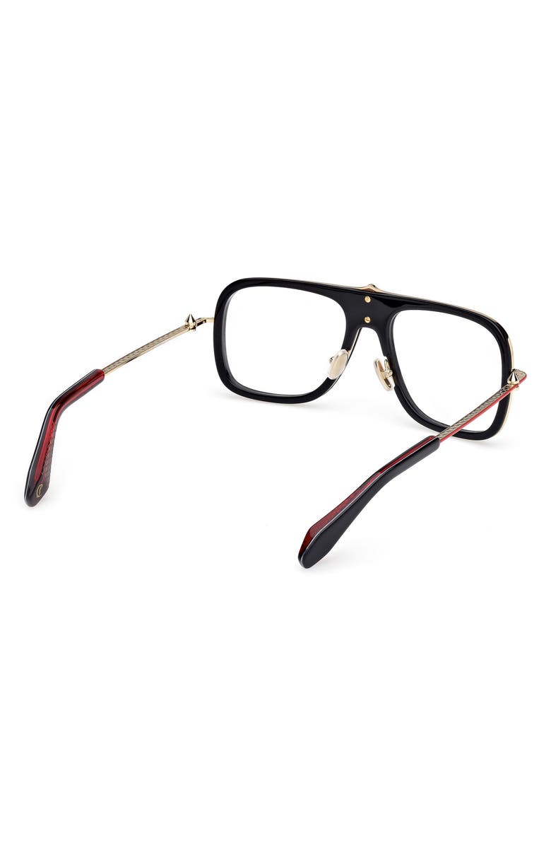 Christian Louboutin 58mm Navigator Optical Glasses, Alternate, color, 