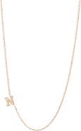 Anzie Diamond Initial Necklace