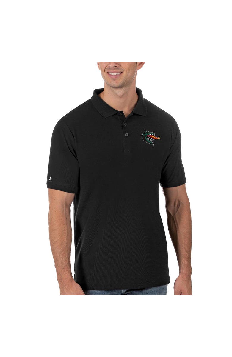 ANTIGUA Men's Antigua Black UAB Blazers Legacy Pique Polo, Alternate, color, Black