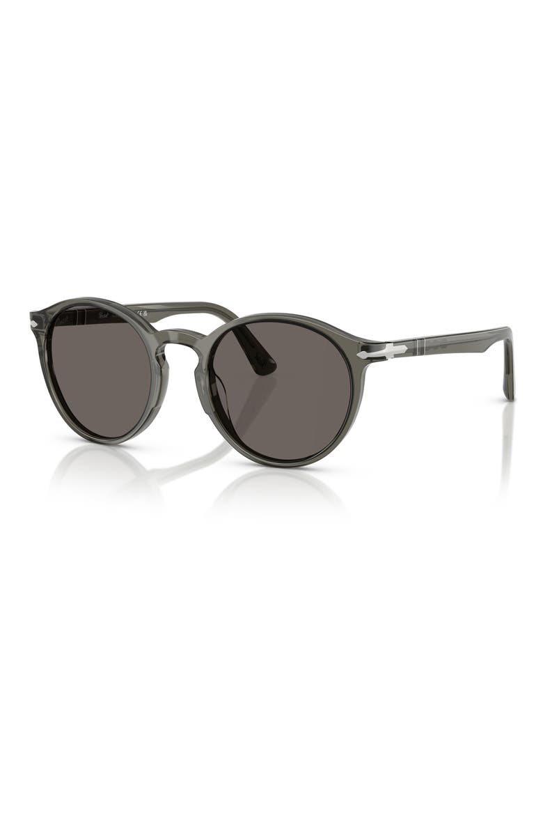 PO3171S 52mm Phantos Sunglasses, Alternate, color, TAUPE GREY / DARK GREY