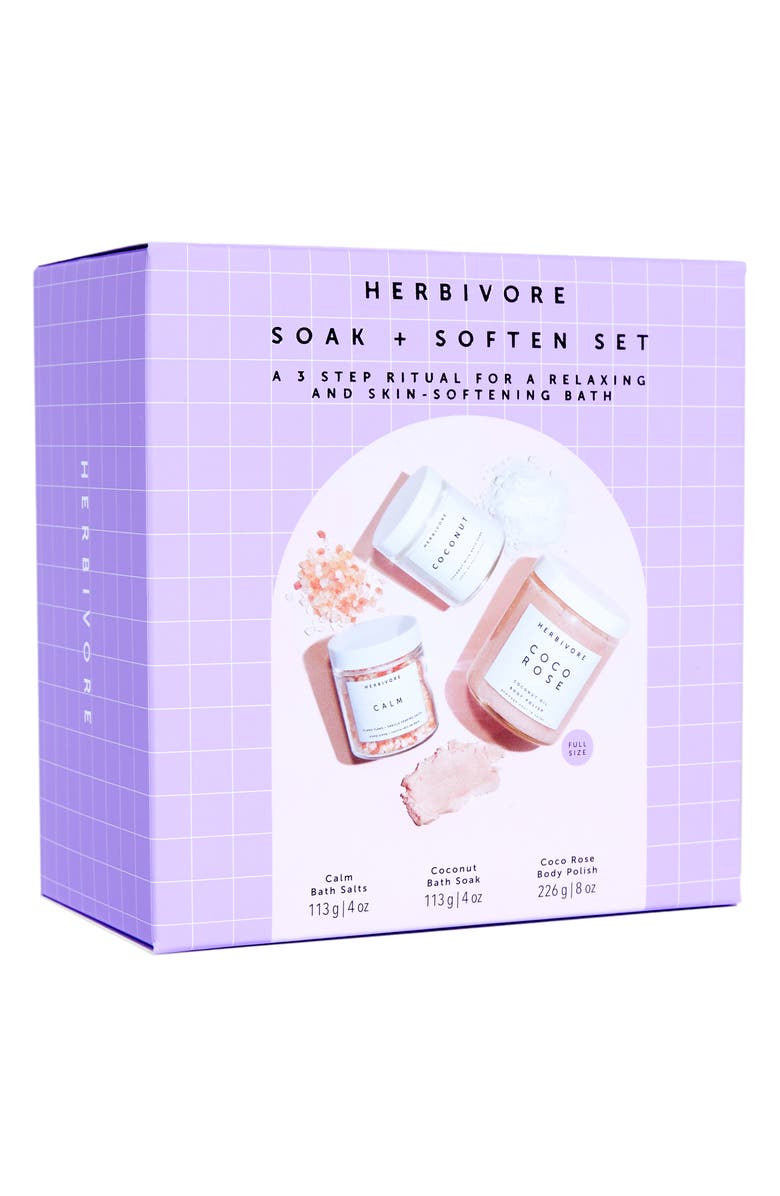 Herbivore Botanicals Coco Rose Body Polish Trio $54 Value, Alternate, color,