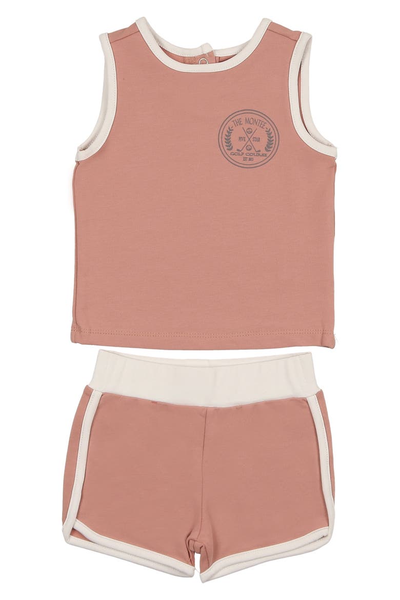 Kids' Montee Golf Course Tank Top & Shorts Set, Main, color, MAUVE