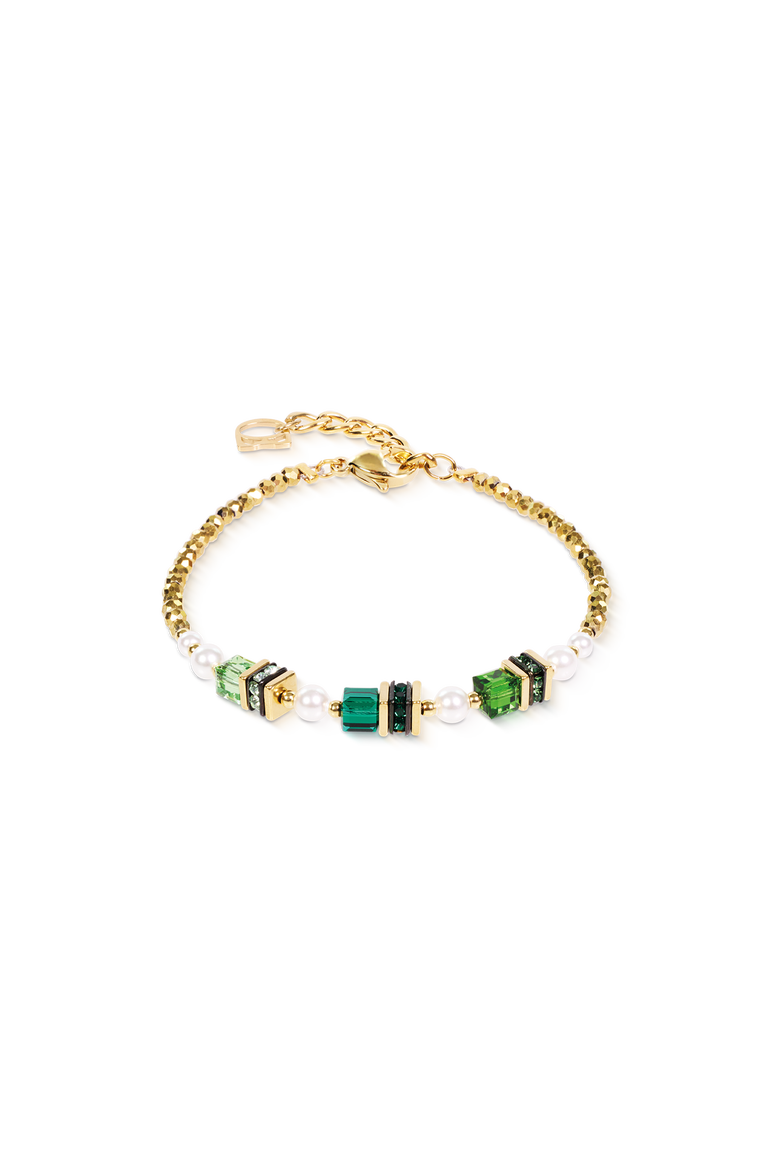 Bracelet Sparkling Princess, Main, color, Green-Gold