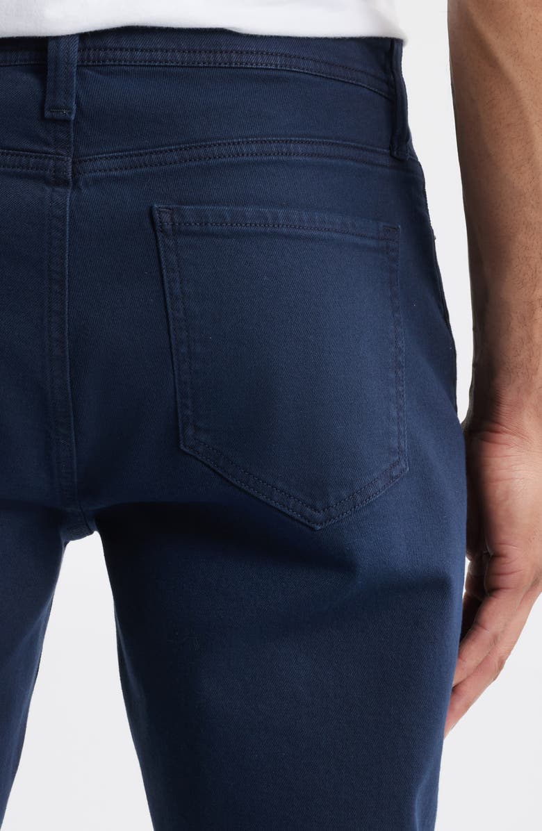 Nordstrom Garment Dyed Straight Leg Jeans, Alternate, color, Navy Overture