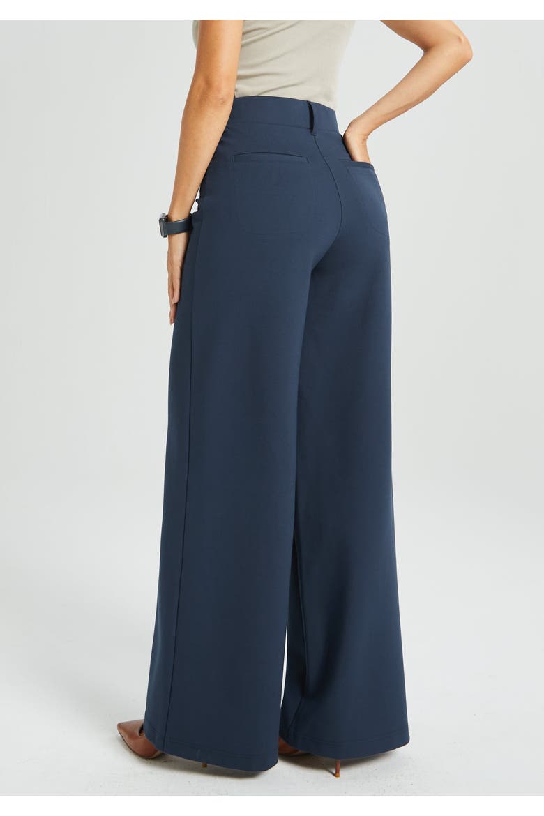 7-Pocket DPYP Dress Pant Yoga Pant | Wide, Alternate, color, Navy
