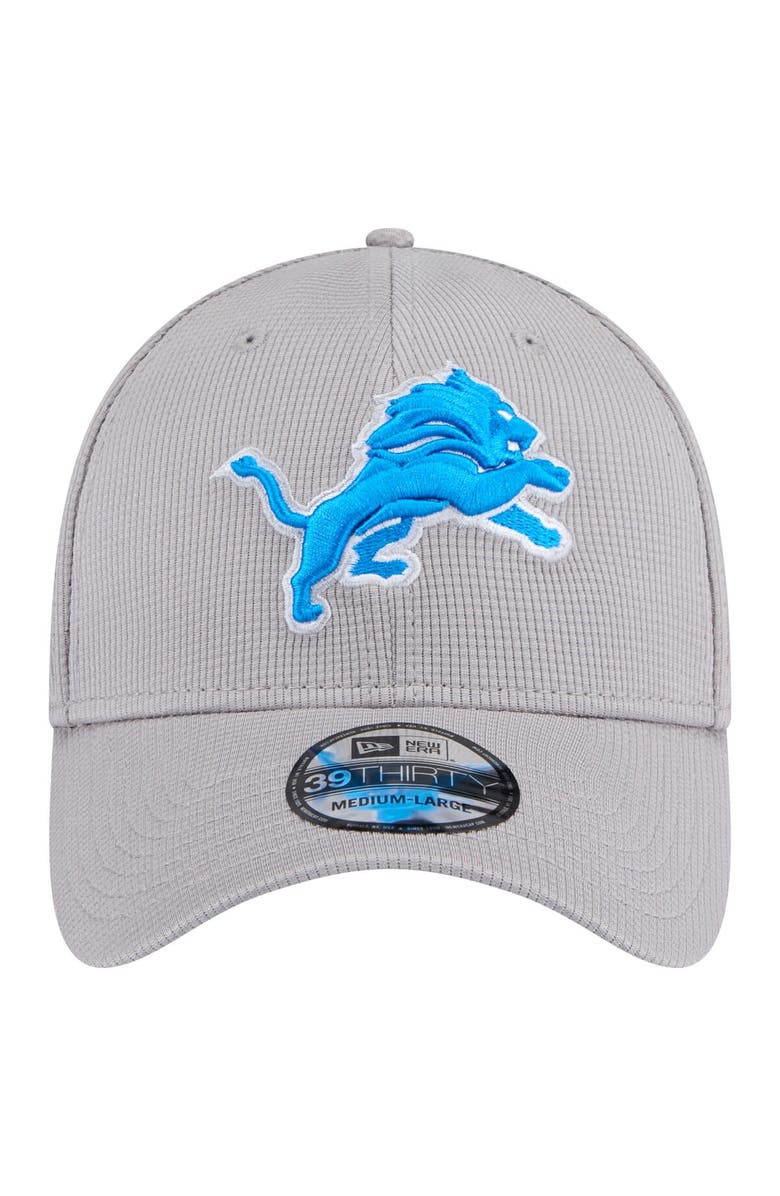 New Era Men's New Era Gray Detroit Lions Active 39THIRTY Flex Hat, Alternate, color,
