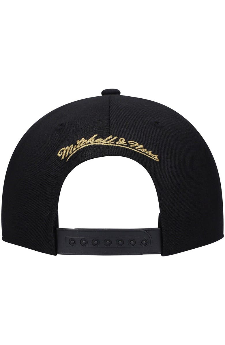 Mitchell & Ness Men's Mitchell & Ness Black Chicago Bulls NBA 75th Anniversary Snapback Hat, Alternate, color,