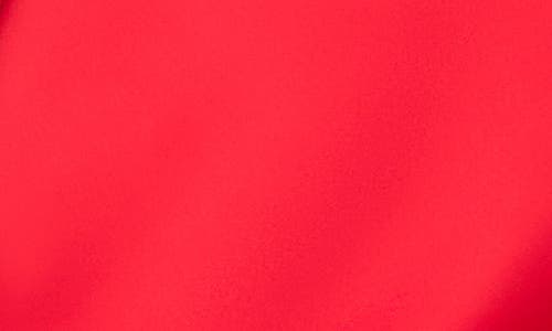 Cece Bow Sleeve Cowl Neck Satin Charmeuse Top In Red