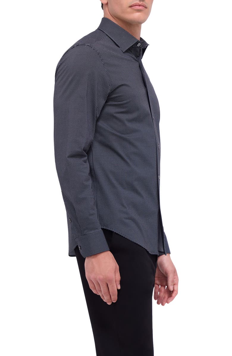 Bugatchi James OoohCotton<sup>®</sup> Geometric Print Button-Up Shirt, Alternate, color,