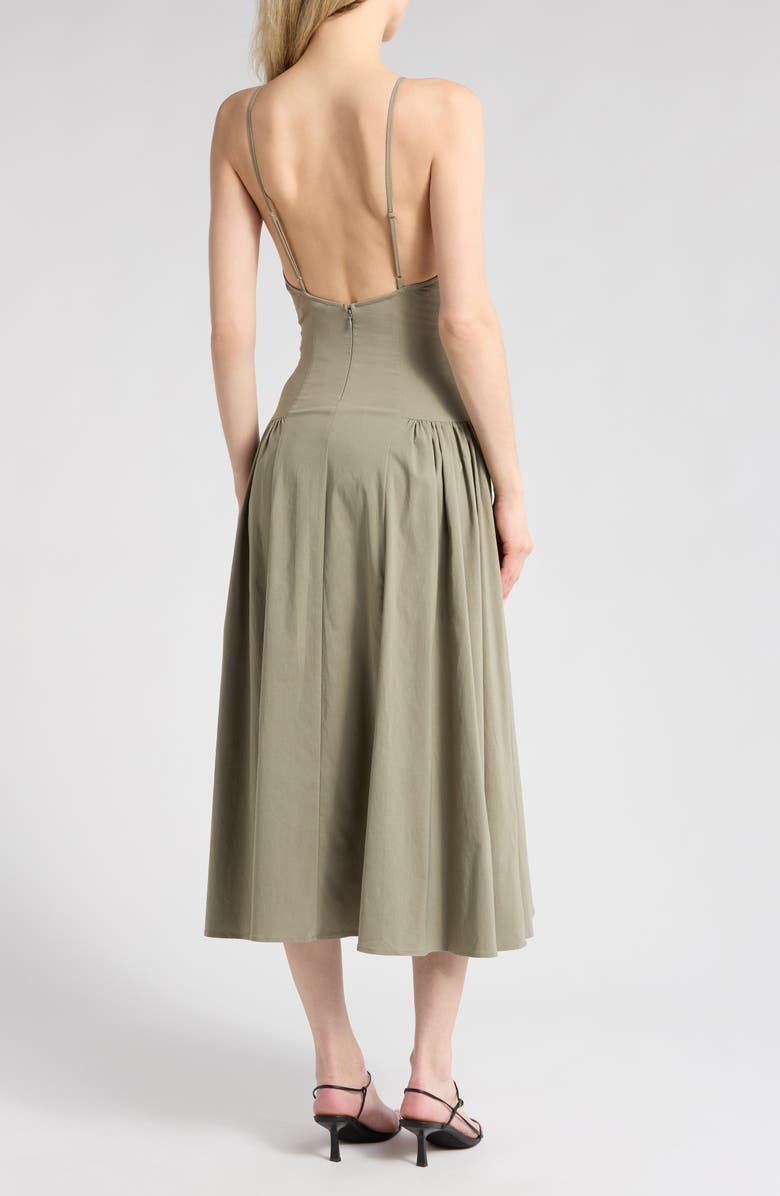 WeWoreWhat Flare Panel Midi Dress, Alternate, color,