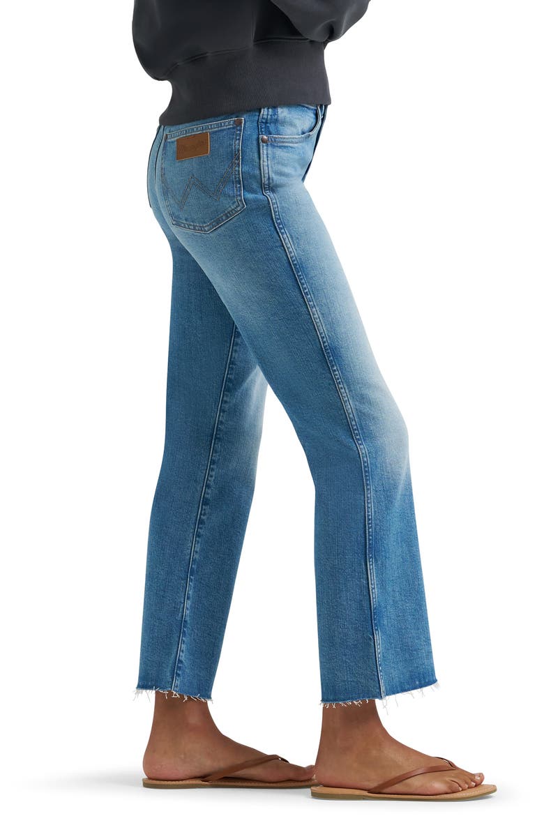 Raw Hem High Waist Kick Flare Jeans, Alternate, color, AMERICAN RAW