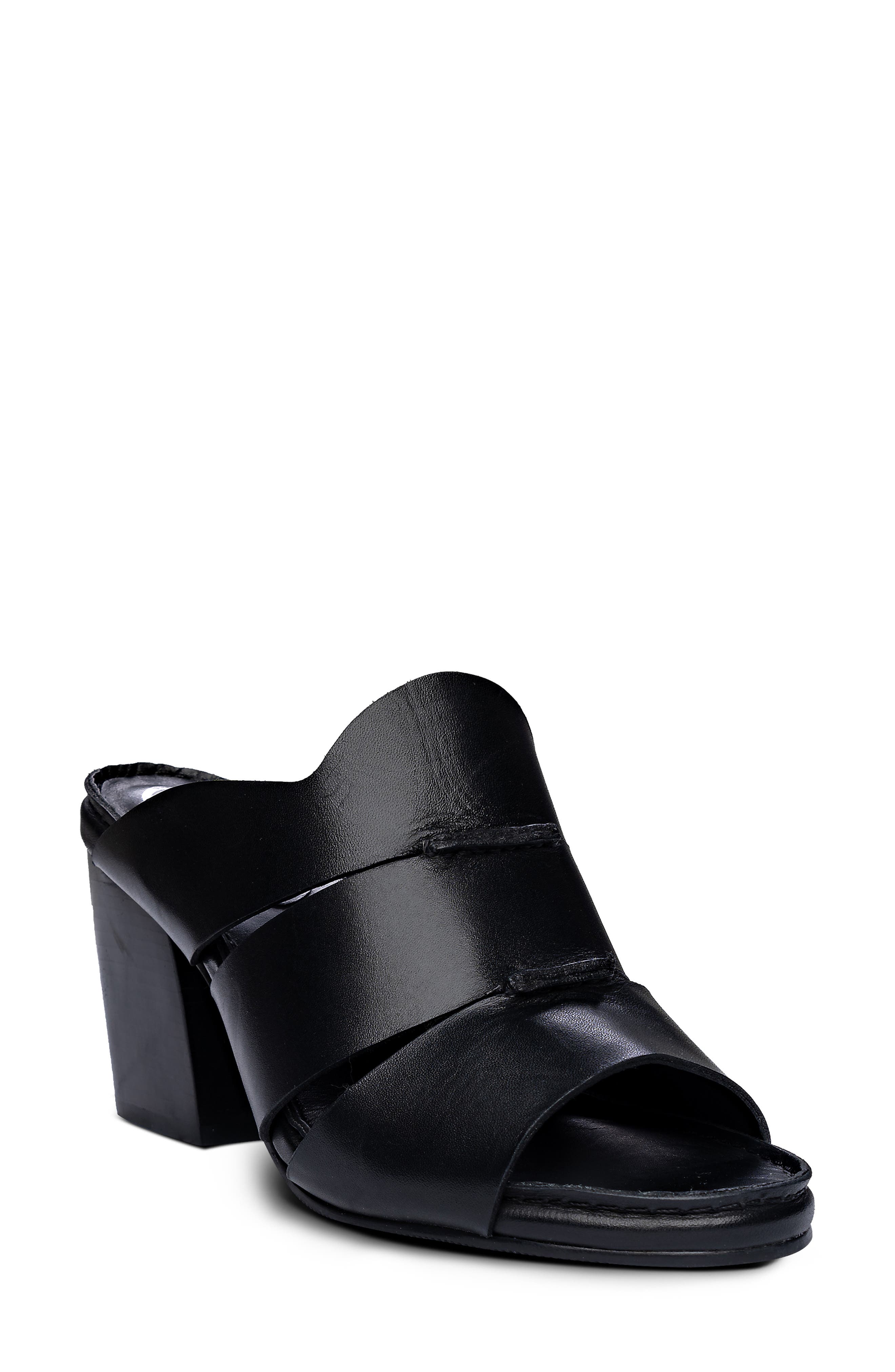 Golo Seamingly Leather Block Heel Sandal, Main, color, 