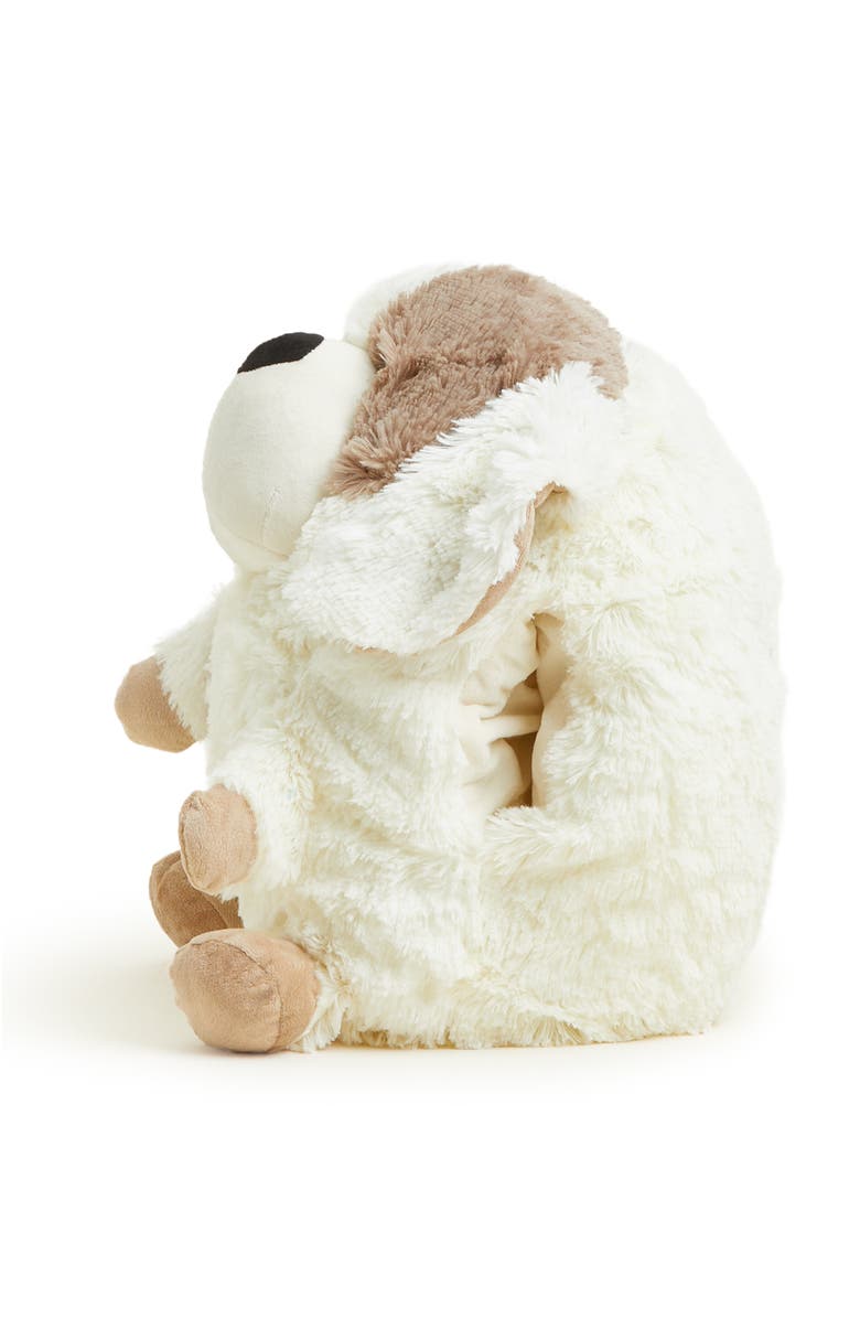 Warmies Supersized Puppy Hand Warmer Plush Toy, Alternate, color, Light Beige