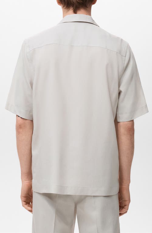 Mango Men's Regular-fit Lyocell Shirt In Neutral