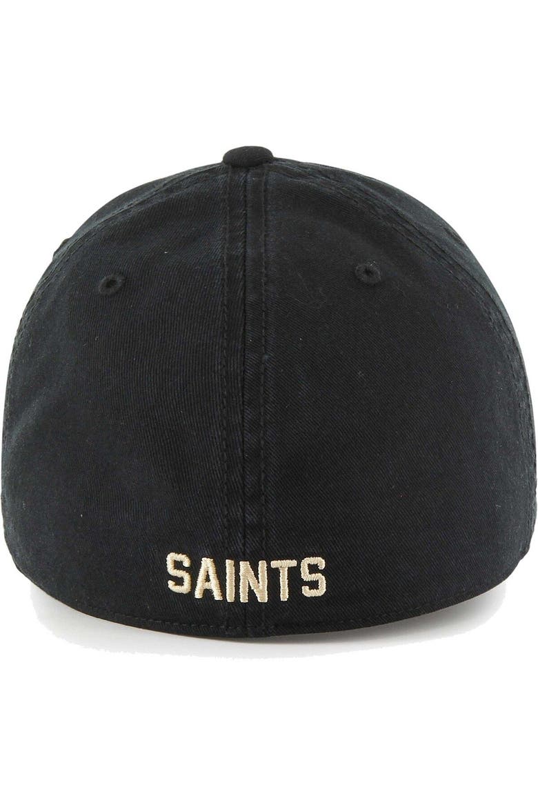 Men's '47 Black New Orleans Saints Gridiron Classics Franchise Legacy Fitted Hat, Alternate, color, Black