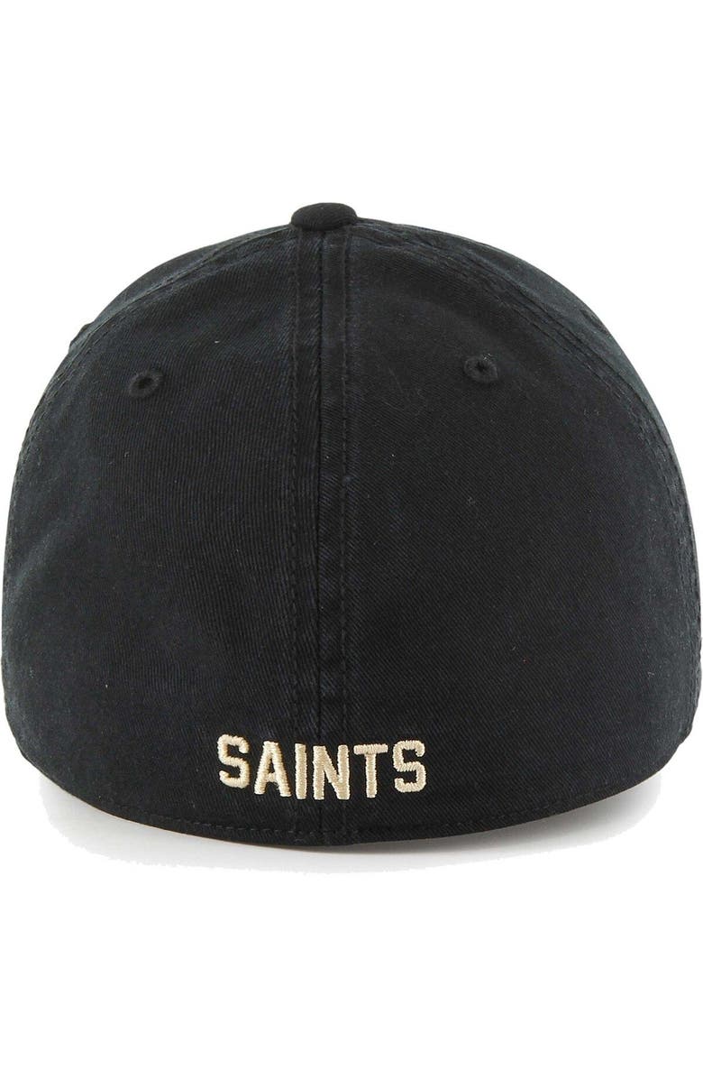 '47 Men's '47 Black New Orleans Saints Gridiron Classics Franchise Legacy Fitted Hat, Alternate, color, Black