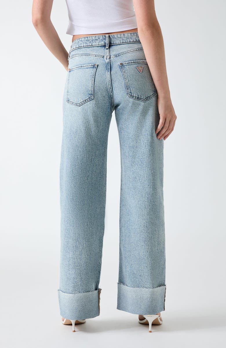 GUESS Rey Wide Leg Jeans, Alternate, color, Ctbu-Dark