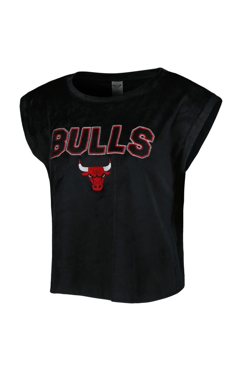 CONCEPTS SPORT Women's Concepts Sport Black Chicago Bulls Intermission T-Shirt & Shorts Sleep Set, Alternate, color, Black