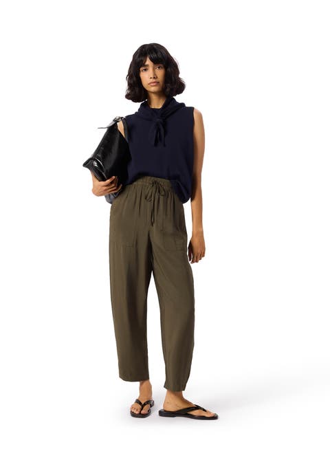 Linen Elasticated Trousers