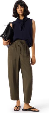 Whistles Linen Elasticated Trousers