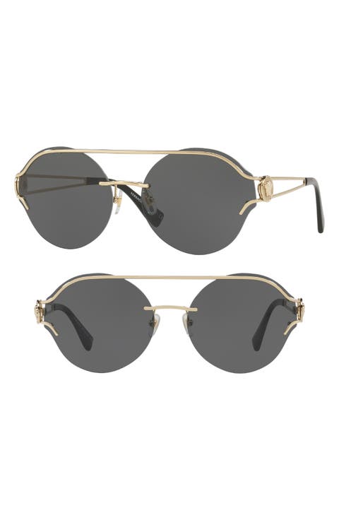 Rock Icons Medusa 61mm Metal Sunglasses