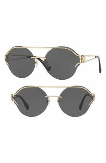 Versace Rock Icons Medusa 61mm Metal Sunglasses