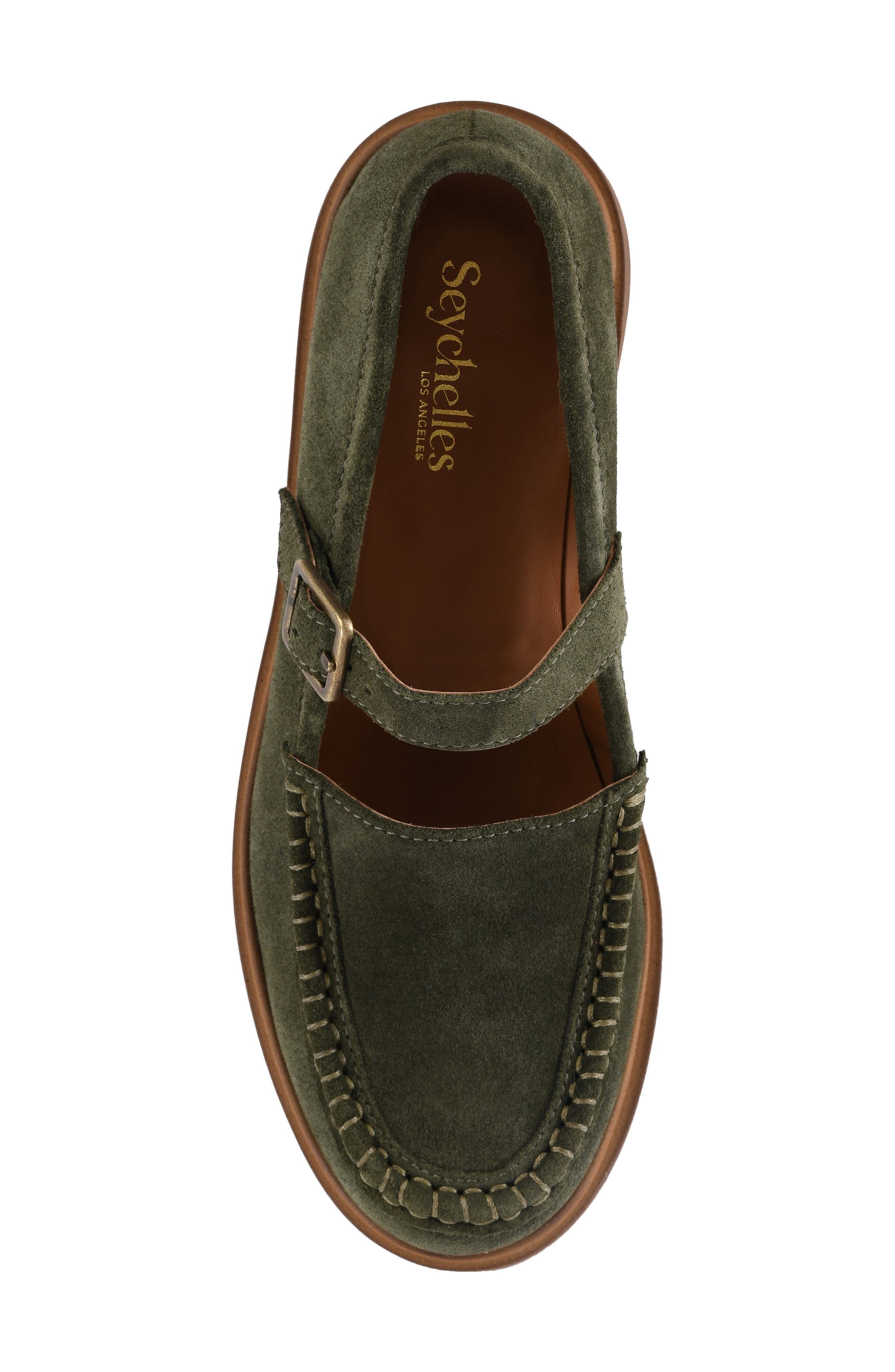Seychelles Honeybunch Mary Jane, Alternate, color, Olive