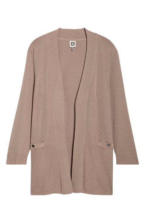 Pocket Open Front Cardigan