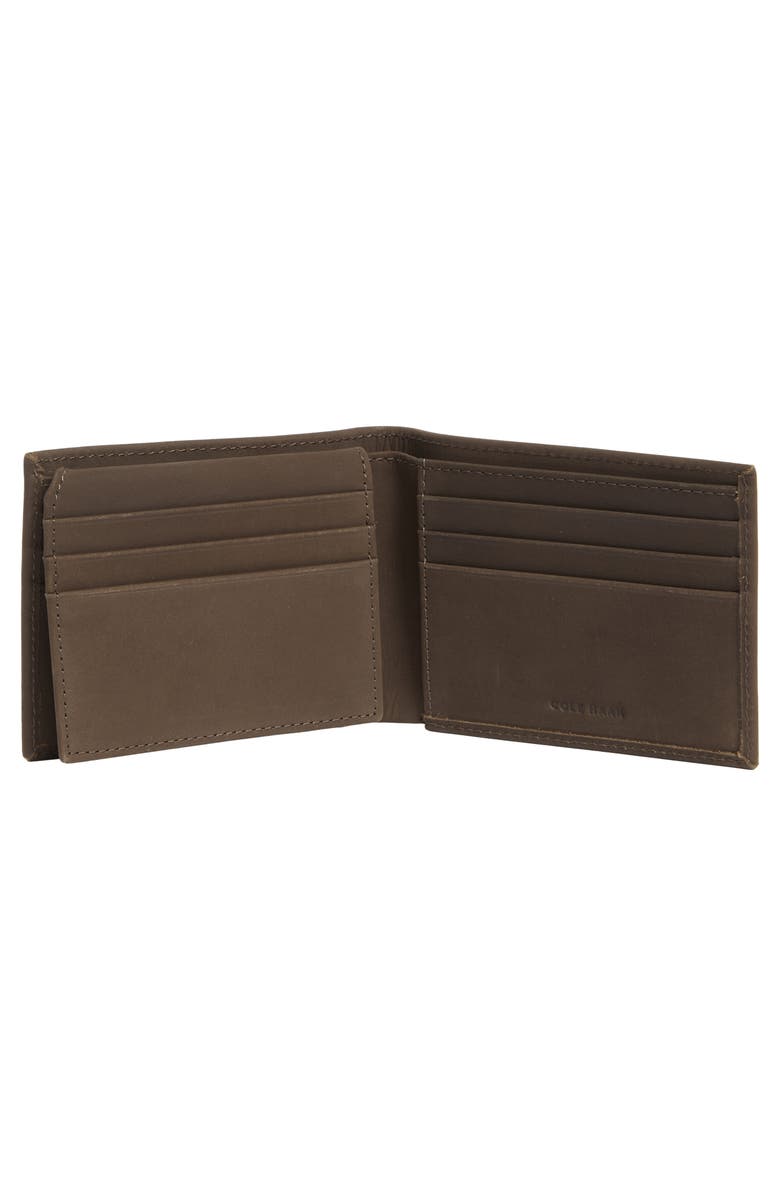 Cole Haan Bowery Leather Bifold Wallet, Alternate, color, Brown