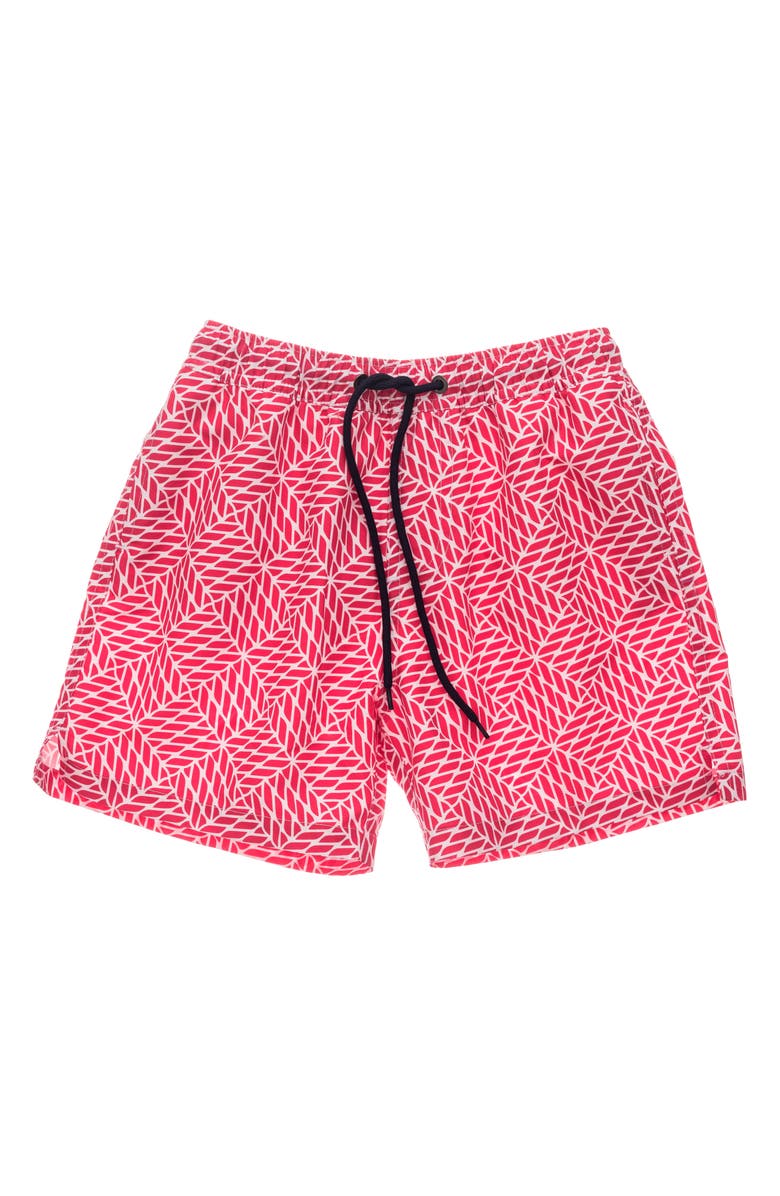 Snapper Rock Kids' Nautical Knots Swim Trunks, Main, color,