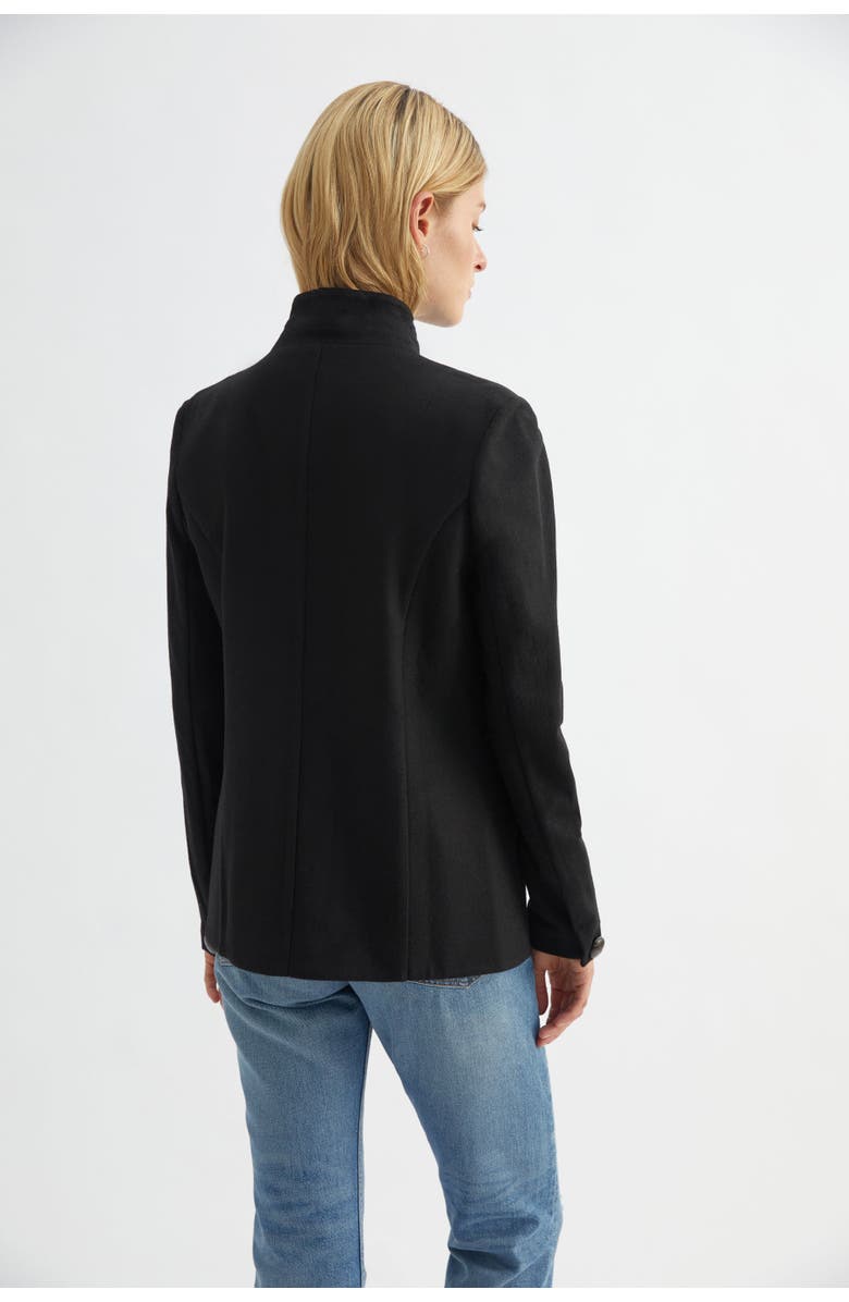 Labeca London 3 Button Wool Blazer, Alternate, color, Black