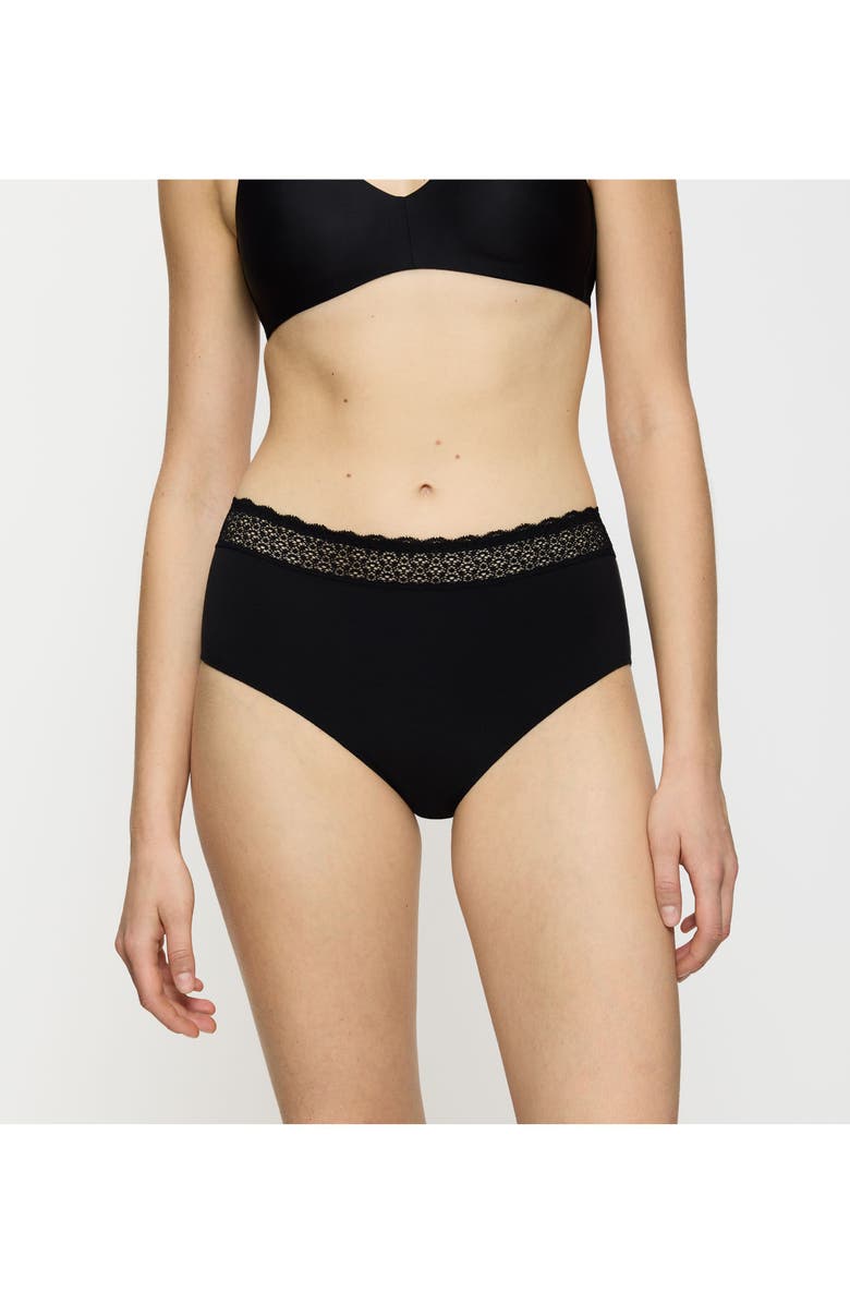 TRIUMPH Feel of Modal Brief Panties, Alternate, color, Black