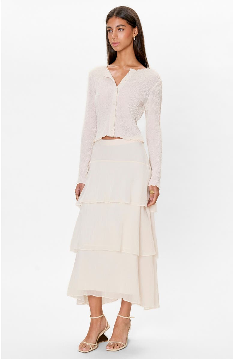 Rebecca Taylor Skye Skirt, Alternate, color, Cream