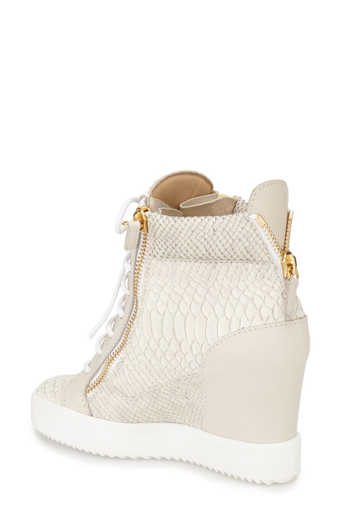 Giuseppe Zanotti Ofelia Wedge Sneaker, Alternate, color, 