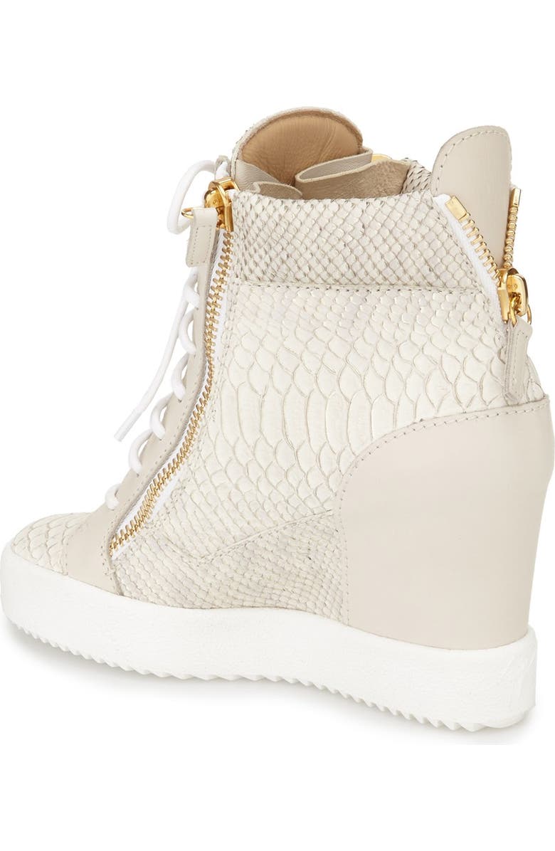 Giuseppe Zanotti Ofelia Wedge Sneaker, Alternate, color,