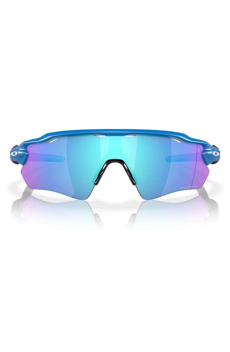 Oakley Radar<sup>®</sup> EV Path<sup>®</sup> Prizm<sup>™</sup> Polarized Wrap Shield Sunglasses, Main, color, Sapphire
