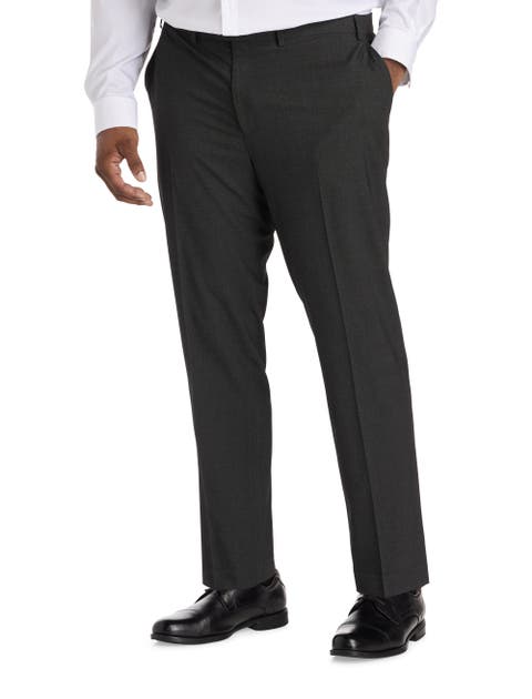 Big & Tall Birdseye Suit Pants