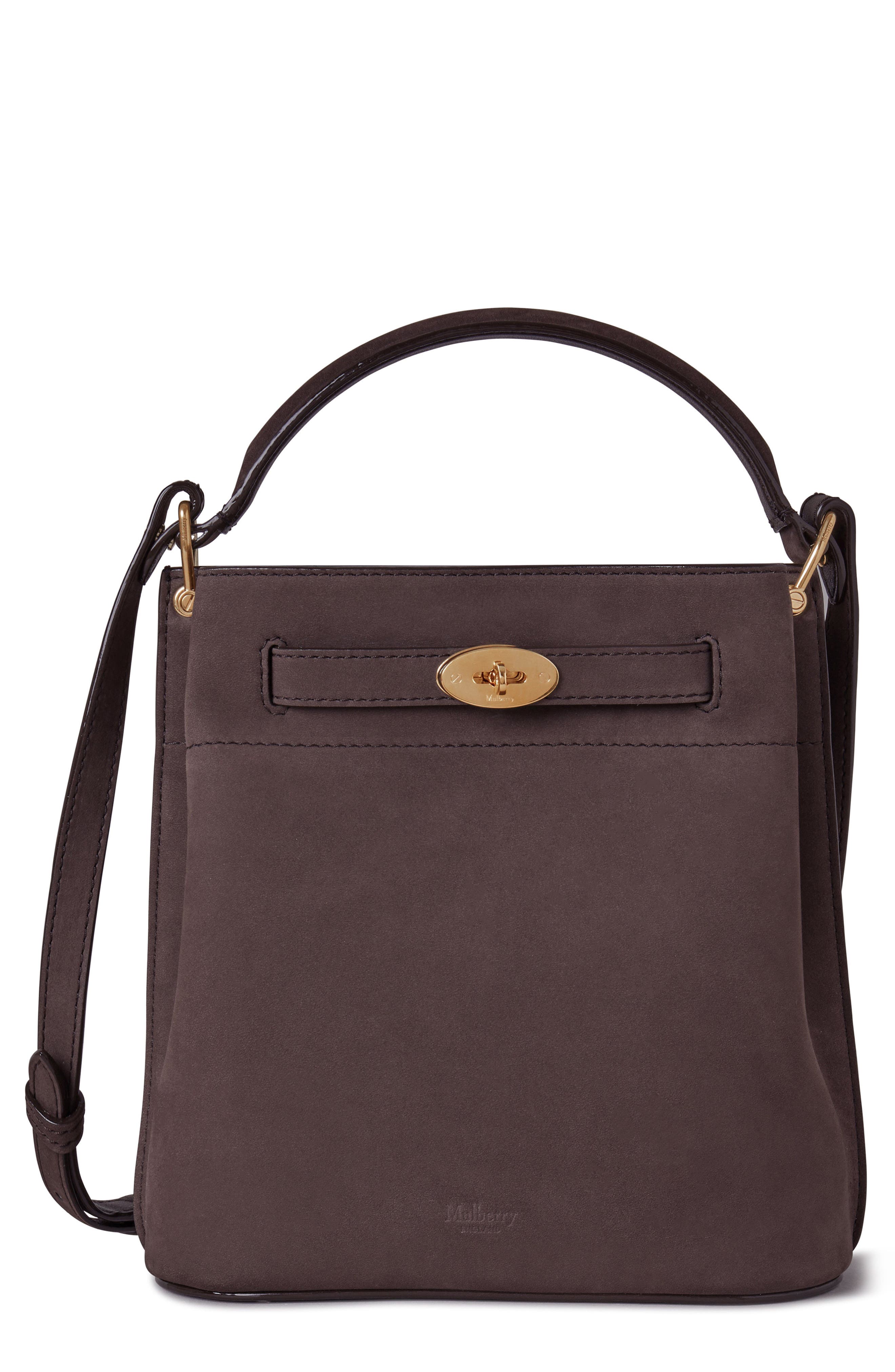 Mulberry Islington Nubuck Leather Bucket Bag, Main, color, 