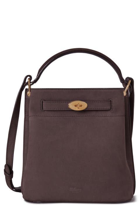 Islington Nubuck Leather Bucket Bag
