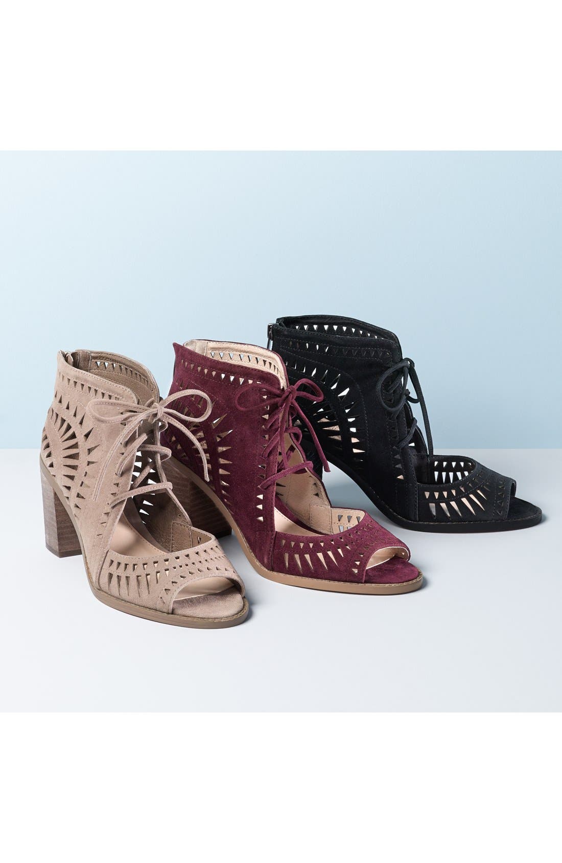 Vince Camuto 'Tarita' Cutout Lace-Up Sandal, Alternate, color, 