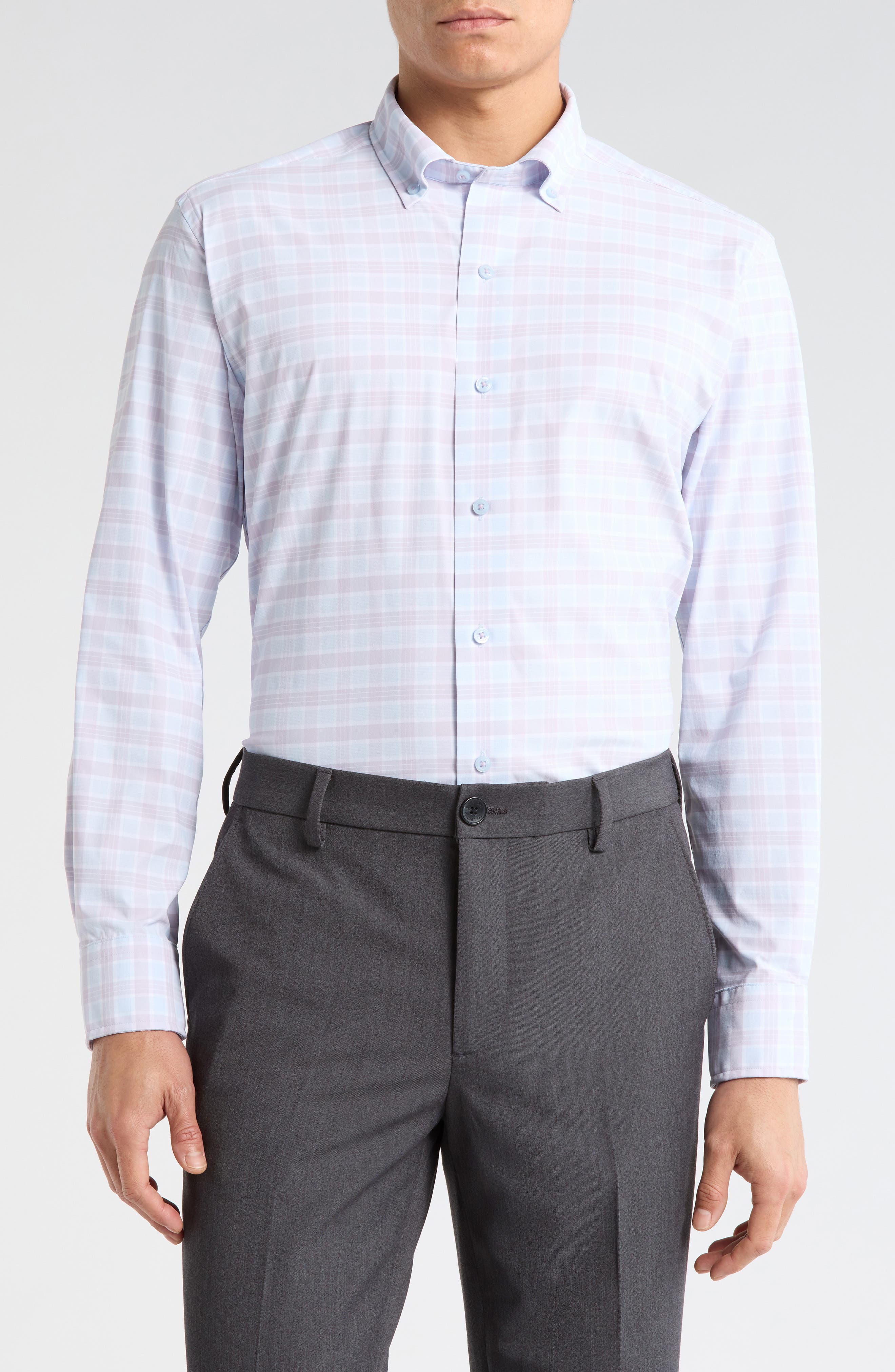 David Donahue Performance Casual Sport Shirt