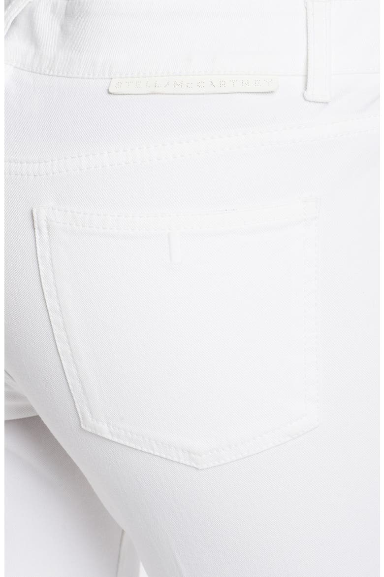 'Simone' Skinny Ankle Grazer Jeans, Alternate, color, WHITE