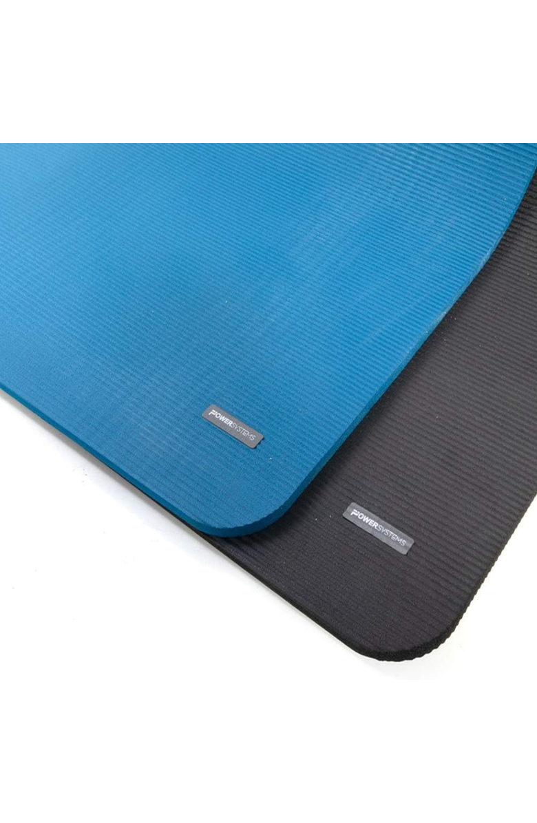 Power Systems Premium Hanging Exercise Mat, Thick Foam Yoga Mat, Alternate, color, Black