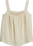 CITY BLUES Beaded Sleeveless Top