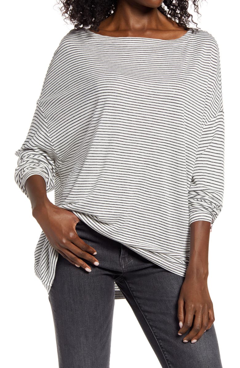 AllSaints Rita Stripe Top, Main, color, 